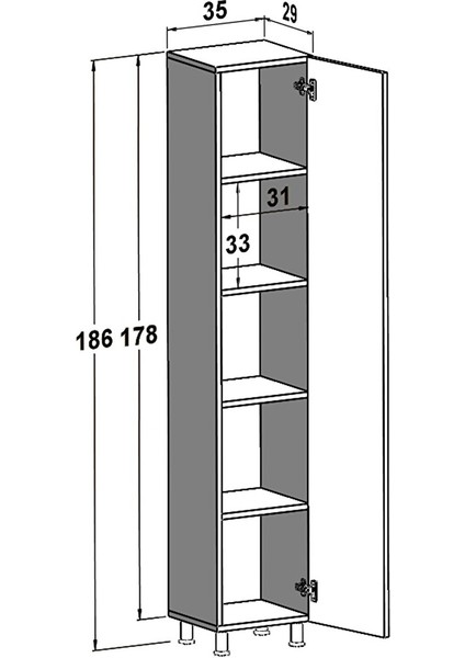 Çok Amaçlı Dolap Parlak Beyaz Country Banyo Dolabı fırsatları