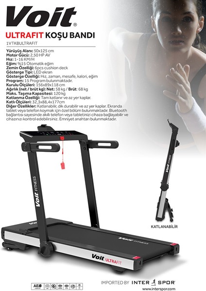 Ultra Fit Koşu Bandi fırsatları