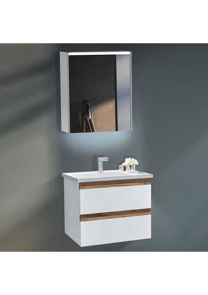 Woodline Banyo Dolap Takımı Woodline 5565 V31 65CM Beyaz