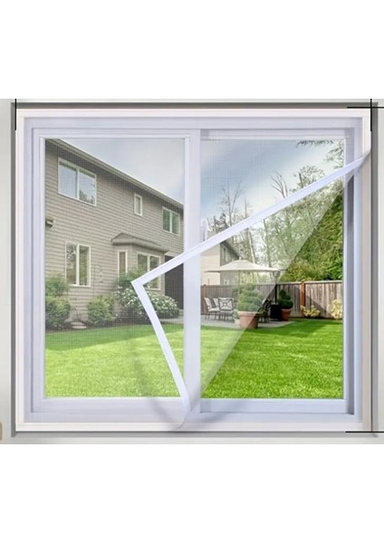 Yıkanabilir Sök Tak 130X150 cm Çift Kanat Sineklik 3 Adet