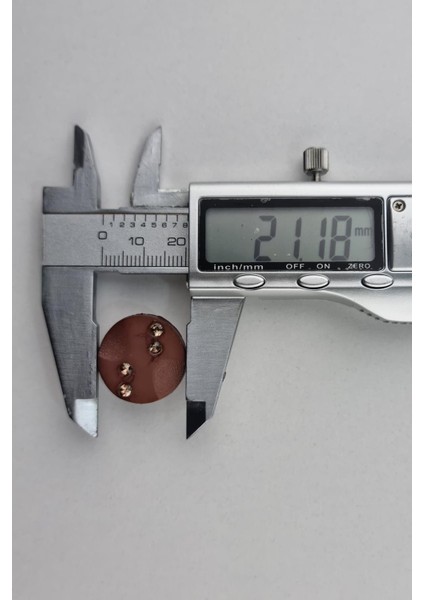 Akrilik Taşlı Yuvarlak Kahverengi Kaban Çeket Hırka Yelek Düğmesi 6 Adet fiyatları