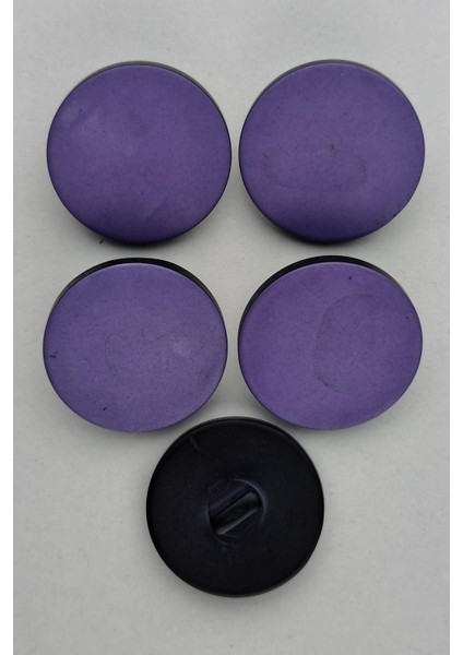En Büyük Boy Akrilik Süet Mor Kaban Çeket Hırka Yelek Düğmesi 5 Adet