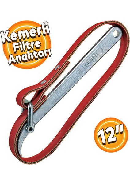 013-KK1118 Kayışlı Kemerli Filtre Anahtarı 12"