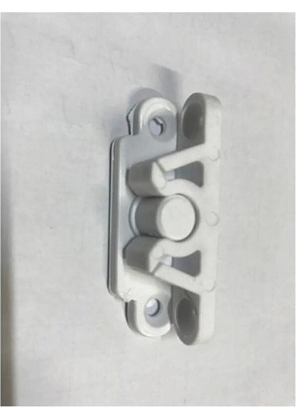 5 Adet Plastik Pvc Sineklik Kapı Çıtçıt Tutucu Beyaz