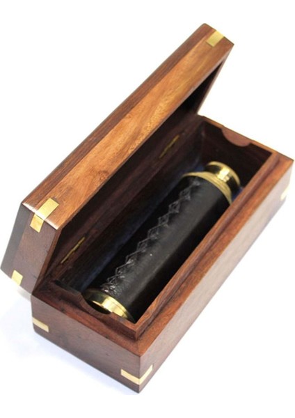 Ahşap Kutulu Pirinç Dürbün 41*4 cm fiyatları