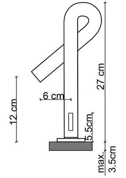 Lavabo Bataryasi Mat Si̇yah FK-6115