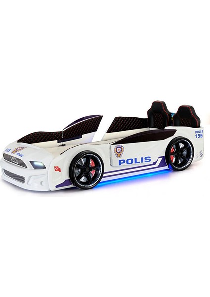 Arabalı Yatak Kapıları Açılan Mustang Full Ledli Kumandalı ve Müzikli