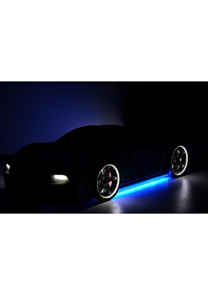 Arabalı Yatak Kapıları Açılan Mustang Full Ledli Kumandalı ve Müzikli modelleri