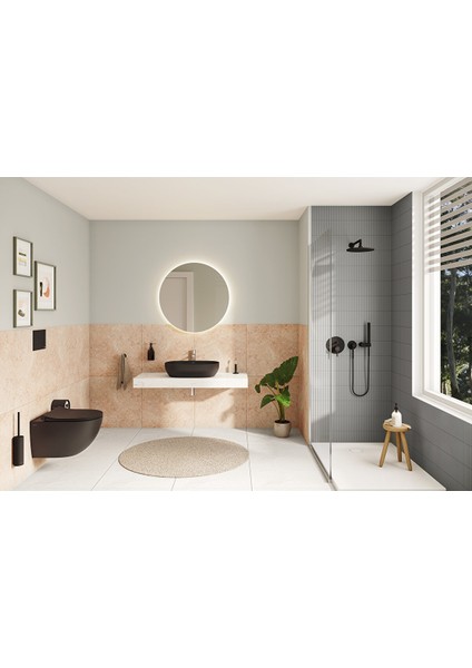Outline Çanak Lavabo Mat Siyah 60 cm 5995B483-0016