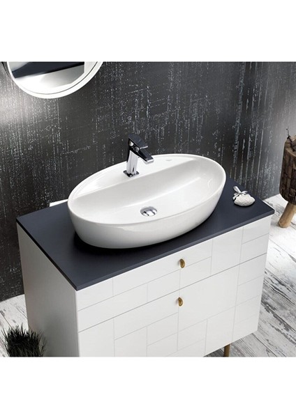 Cerastyle One 67 cm Tezgah Üstü Lavabo