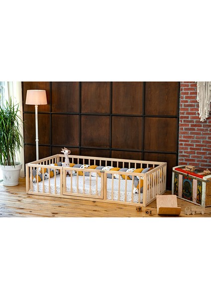 Montessori Kapılı Çocuk Yatağı 70X130 cm fiyatları