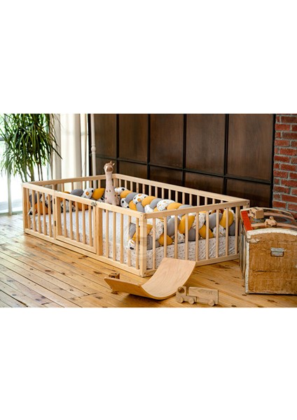 Montessori Kapılı Çocuk Yatağı 70X130 cm