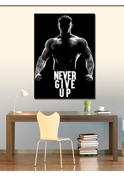 Kanvas Tablo Asla Pes Etme Gym Temalı 50X70 cm fiyatları