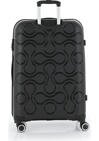 Kırılmaz Polipropilen 2'li Valiz Seti Büyük & Makyaj Siyah V376 fiyatları