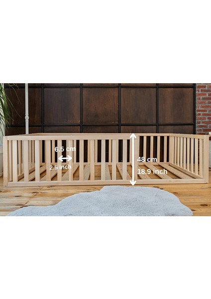 Montessori Çocuk Yatağı 90X190 cm fırsatları