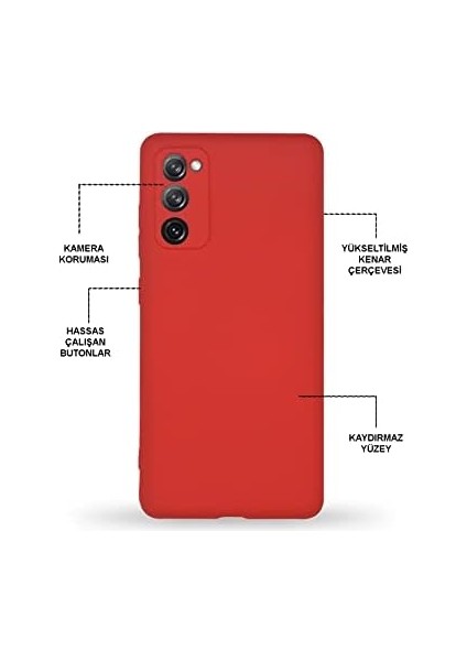 Iletişim Galaxy S20 Fe ile Uyumlu Kapak Kamera Korumalı Içi Kadife Lansman Silikon Kılıf - Siyah fiyatları