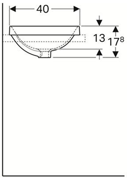 Variform Tezgah Üstü Lavabo Oval 55 cm 500.716.01.2