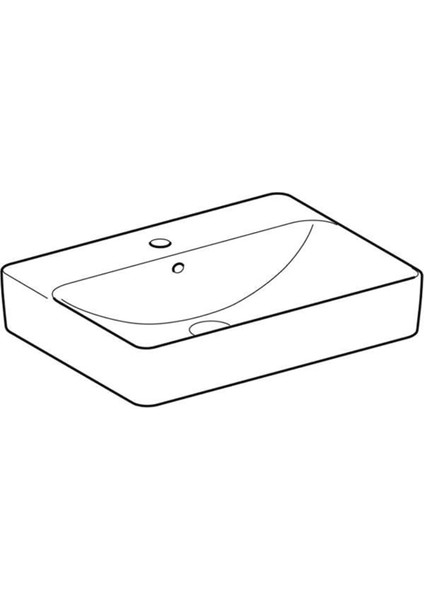 Variform 500.780.01.2 Çanak Lavabo, Dikdörtgen , Beyaz 60CM