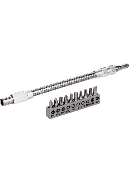 10 Adet Vidalama Ucu ve 20 cm Uzatma Adaptörü