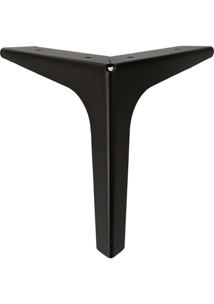 15 cm Elegance Lüks Metal Mobilya Koltuk Baza Ayağı Siyah