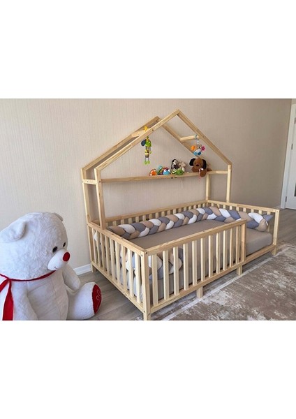Montessori Ahşap Karyola - Montessori Yatak - Montessori Karyola - Oppipo-18 100X200 cm modelleri
