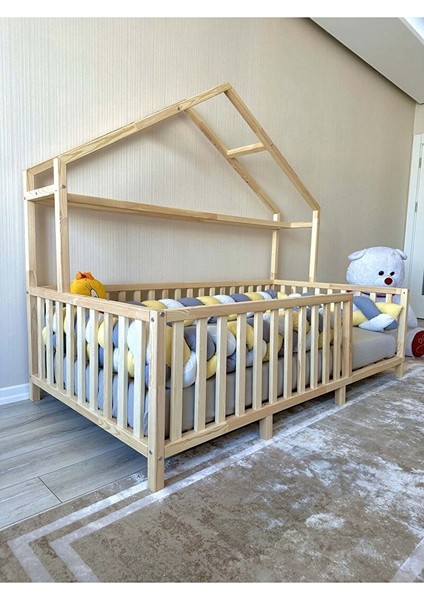 Montessori Ahşap Karyola - Montessori Yatak - Montessori Karyola - Oppipo-18 100X200 cm indirimleri