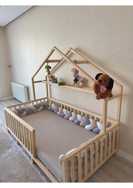 Montessori Ahşap Karyola - Montessori Yatak - Montessori Karyola - Oppipo-18 100X200 cm