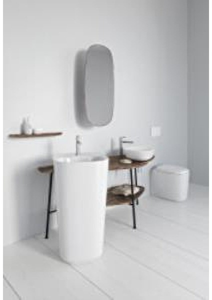 Plural Çanak Lavabo 7812B403-0016 Üçgen - Kompakt - 45X40 cm - Armatür Deliksiz - Su Taşma Deliksiz - Clean - Beyaz fırsatları