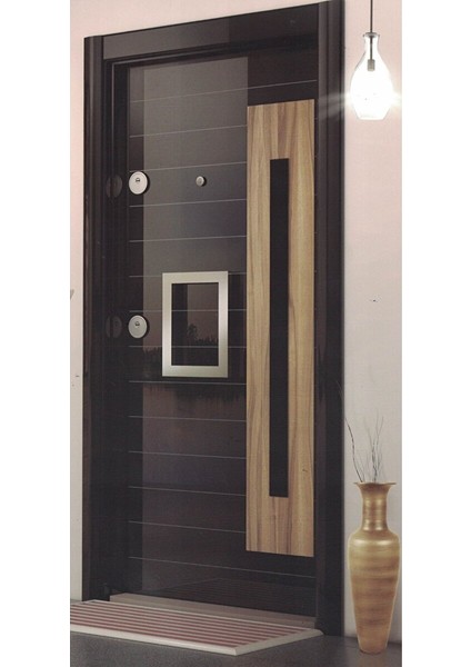 Lüks Çelik Kapı High Gloss Serisi Model Dorana Sağ