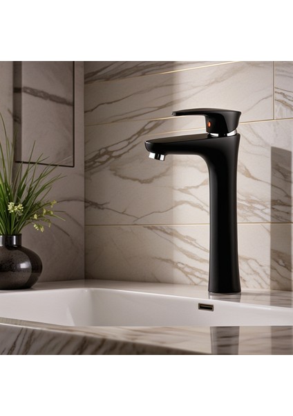 Siyah Mix Çanak Lavabo Bataryası 29 cm fiyatları