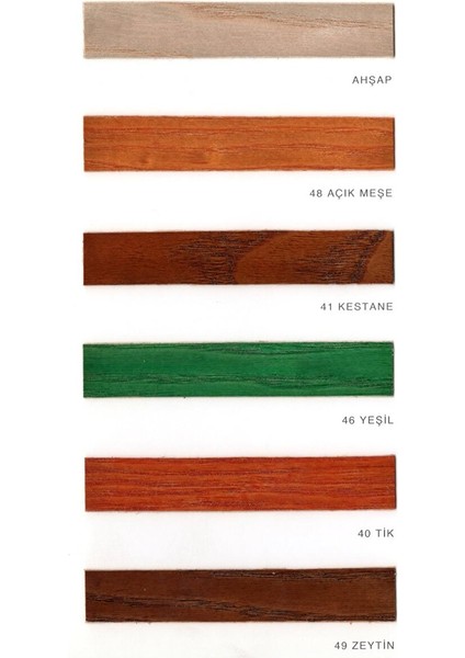 Vernikli Ahşap Koruyucu Boya Yeşi̇l 0.75 Lt. Bambu-Yeşil fiyatları