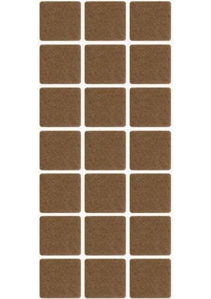 Yapışkanlı Kare Keçe Masa Sandalye Parke Zemin Ayak Koruyucu Kaydırmaz Keçesi 30X30 mm (21'li̇ Paket) indirimleri