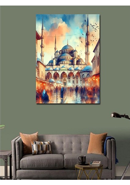 Kanvas Tablo Sultanahmet Camii 100X140 cm fiyatları