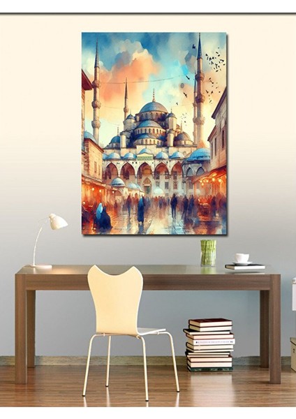 Kanvas Tablo Sultanahmet Camii 100X140 cm modelleri