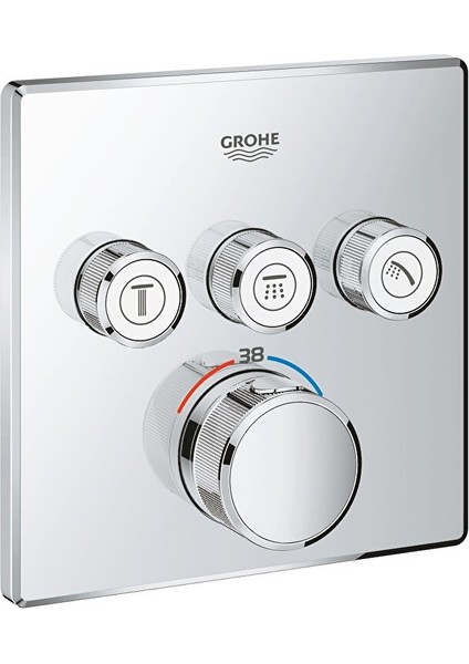 Grohtherm Smartcontrol Üç Noktadan Akış Kontrollü Kumanda - 29126000