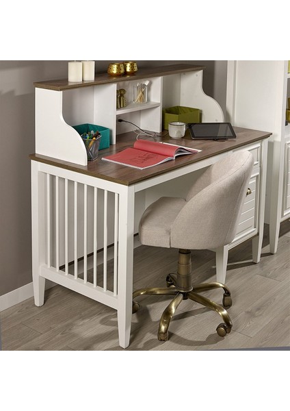 Joy Genç Odası Amortisörlü Tekerlekli Çalışma Sandalyesi Krem indirimleri