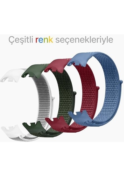 Xiaomi Mi Band 8 Ile Uyumlu Hafif ve Bileği Rahatsız Etmeyen Bilek Ölçüsüne Göre Ayarlanabilen Cırt Cırtlı Tasarım Kaliteli Hasır Örme Kumaş Kordon fiyatları