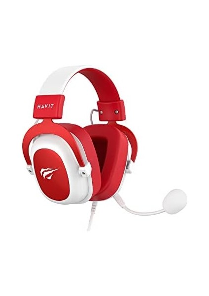 Menashop Metrashop Kulaklık Havit HV-H2002D Kırmızı, Oyuncu, Mikrofonlu 53 mm Hoparlör, 3,5 mm Fiş: Xbox One ve Ps4 ile Uyumlu, Havıt, HV-H2002D Renk Kırmızı ve Beyaz, Kablolu, Tek Boyut fiyatları
