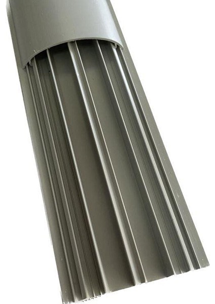 90X20 Balık Sırtı Kablo Kanalı Yapışkanlı 2 mt Gri