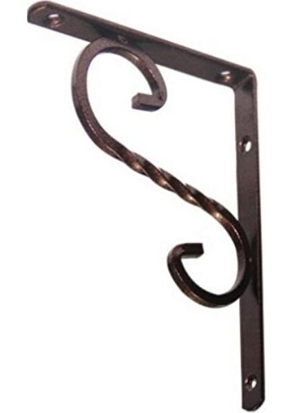 Perforje Raf Altı Raf Demiri Parlak Bakır 23X16X2 cm modelleri
