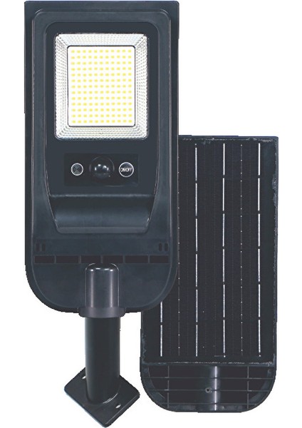 Hs 3890 50 W Hareket Sensörlü Solar Sokak Lambası Beyaz Işık 4500LÜMEN