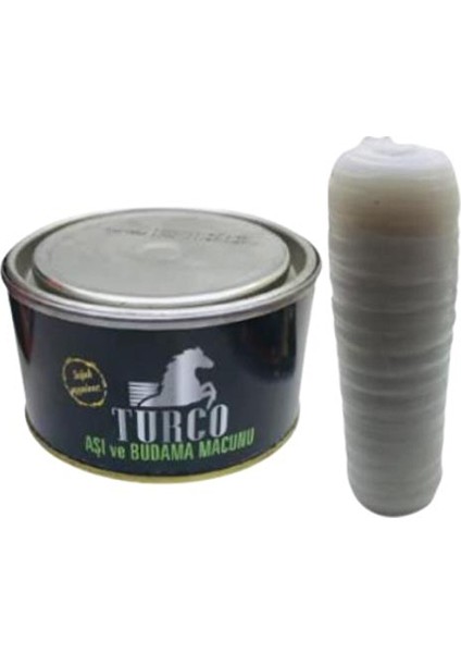 Turco Aşı Bandı + Aşı ve Budama Macunu 250GR (2'li Set)