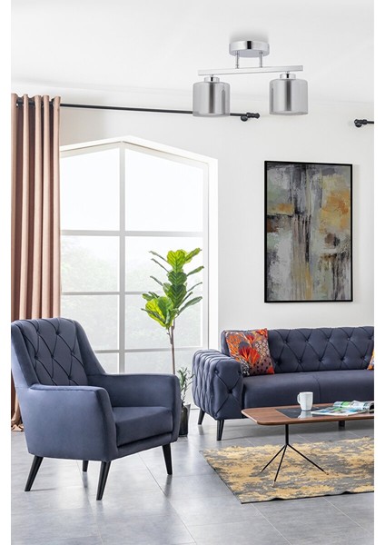 Close Modern Avize E27 24W 42CM Metal Krom -FZ-7406-2K modelleri