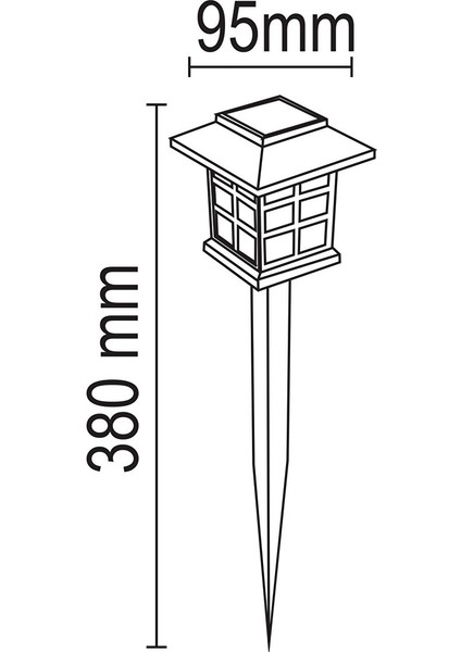 Opto 5 W Solar Bahçe Aydınlatma 6400K Beyaz Işık Rengi Hs 4018 (2li Paket) modelleri