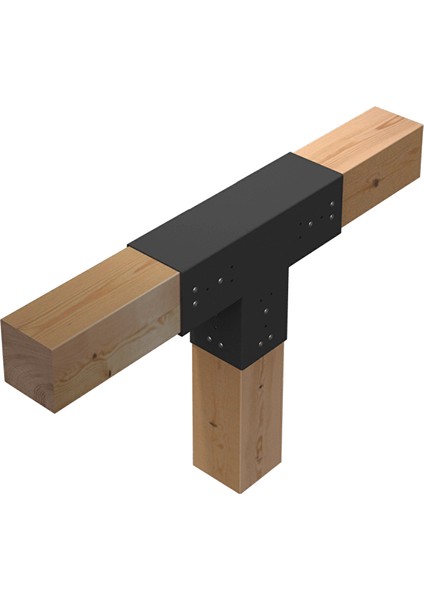 14 x 14 Ahşap Kirişler Için Tflex 3 Kollu Pergola Kenar Orta Braketi