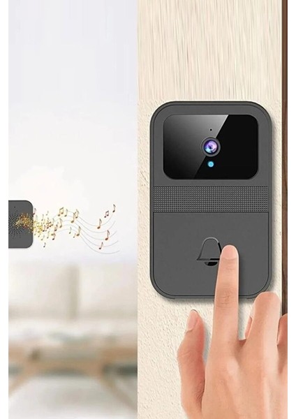 Torima D9 Siyah Akıllı Su Geçirmez Kablosuz Kapı Zili fiyatları