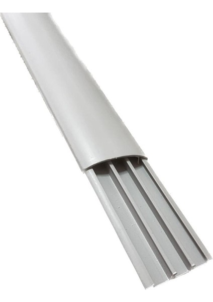 50X12 Balık Sırtı Kablo Kanalı Yapışkanlı (Gri̇) 2 mt