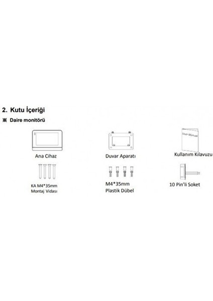 Ip Interkom Linux Lim-70 7 Inç LCD Ekran Alarm Özellikli Daire Monitörü 9g 06 00 0003