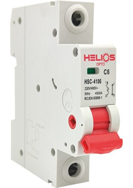 Opto 1X32A 4500KA C Tipi Monofaze W Otomat HSC-4132