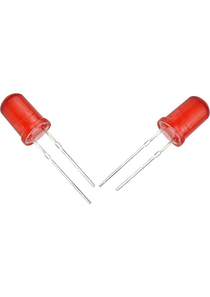 Halmet Mantar LED 4.8mm Kirmizi